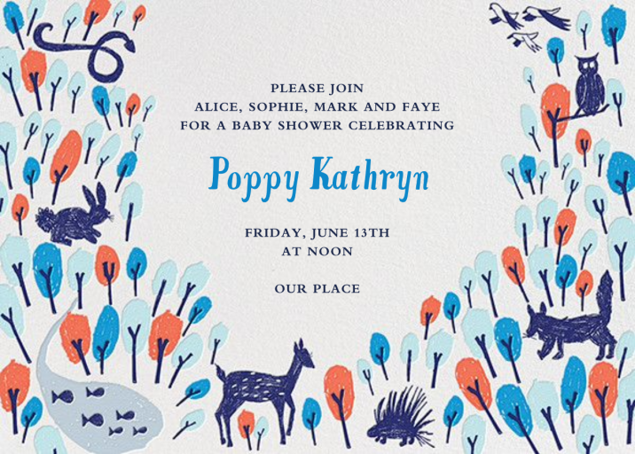 Forest Birthday - Invitation by Mr. Boddington's Studio