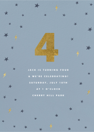 Golden Lightning by Sugar Paper