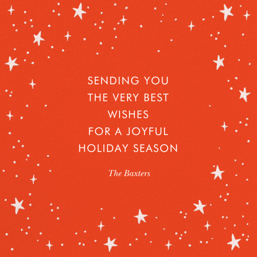 Merry and Bright Script - Holiday Card by Rifle Paper Co. - Back