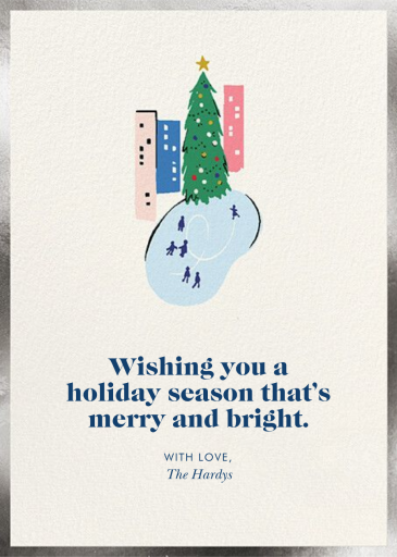 Tree Skate - Christmas Card by kate spade new york