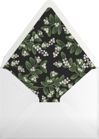 Mistletoe Accent Flourish - Rifle Paper Co. Envelope