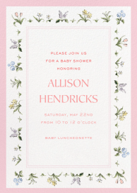 Dainty Florals (Riley Sheehey) - Baby Shower Invitation by Dogwood Hill