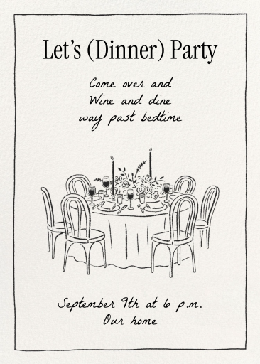 Love's Prelude - Dinner Party Invitation by Paperless Post