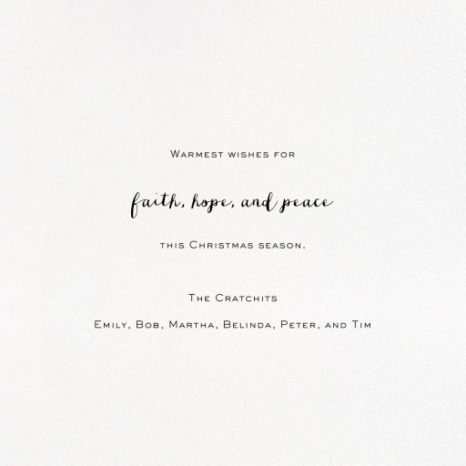 Spiraled Cedar - Holiday Card by Paperless Post - Back