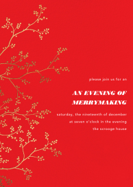 Winter Berries - Corporate Holiday Party Invitation by Paperless Post