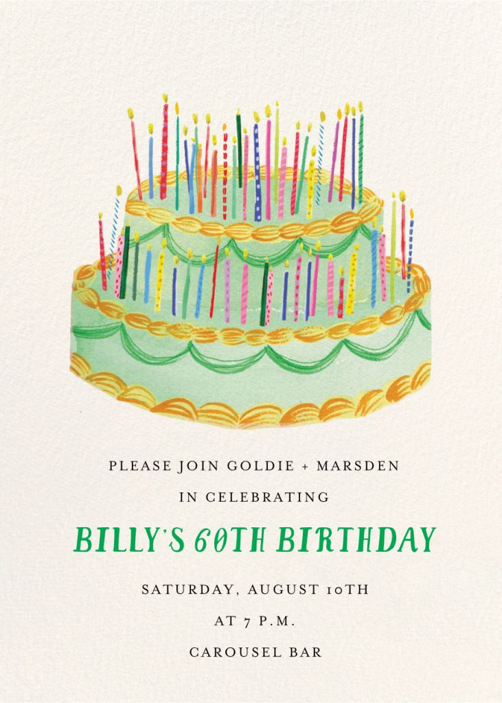 Candlelit Wishes Invitation