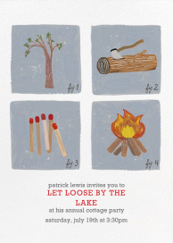 How to Build a Fire Invitation by Paperless Post