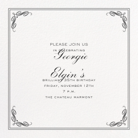 Regency Square - Birthday Invitation by Paperless Post