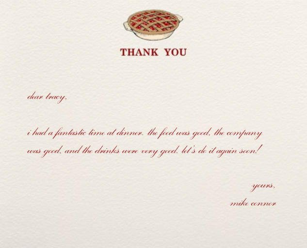 Thank You Sweetly - Stationery by Paperless Post