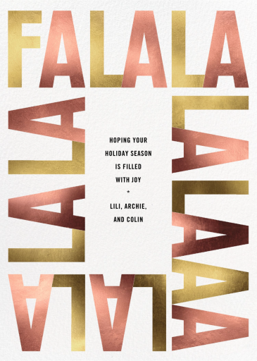 Caroling Classics - Christmas Card by Paperless Post