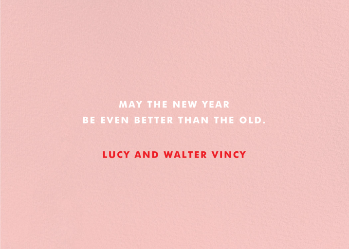 Psychedelic - New Year's Card by Paperless Post - Back