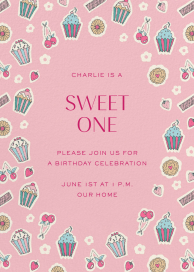 Sweet Stickers - Birthday Invitation by Liberty