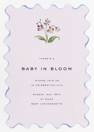 Scallop and Orchid (Riley Sheehey) - Baby Shower Invitation by Dogwood Hill