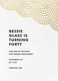 Savoy (Square) - Birthday Invitation by Paperless Post