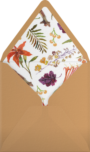 Autumn Harvest (Save the Date) - Happy Menocal Envelope