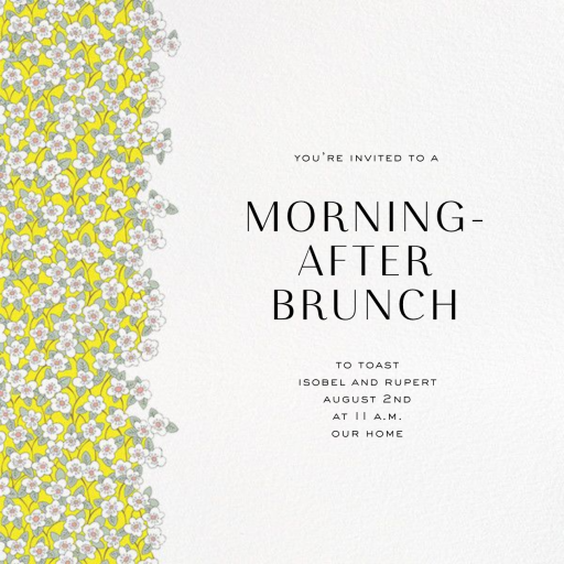 Ffion - Wedding Brunch Invitation by Liberty