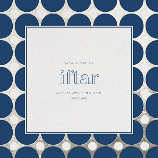 Polka - Ramadan & Eid Invitation by Jonathan Adler