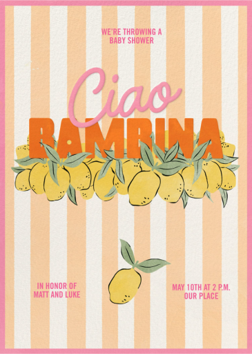 Hello Lemons by Paperless Post