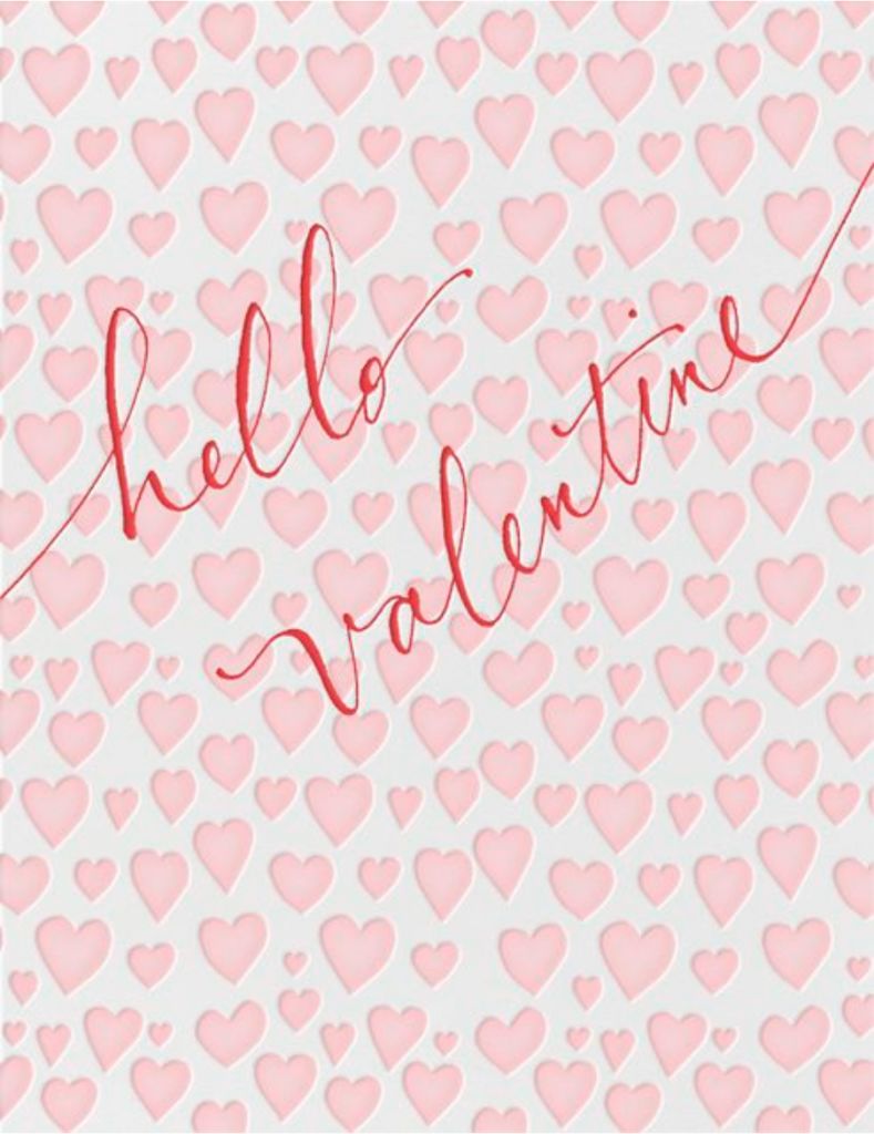 Hello Valentine Card