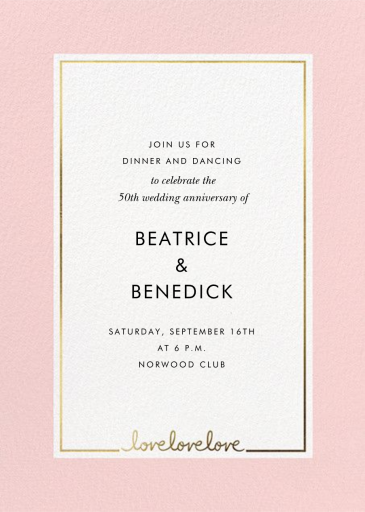 Thirds a Charm - Anniversary Invitation by kate spade new york