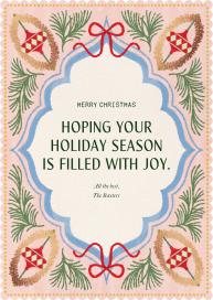 Fanciful Ornaments - Holiday Card by Paperless Post