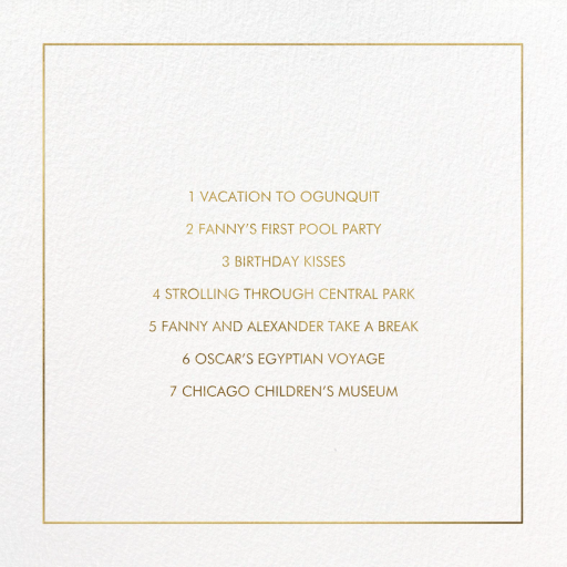 Highlight Reel - Holiday Card by Paperless Post - Back