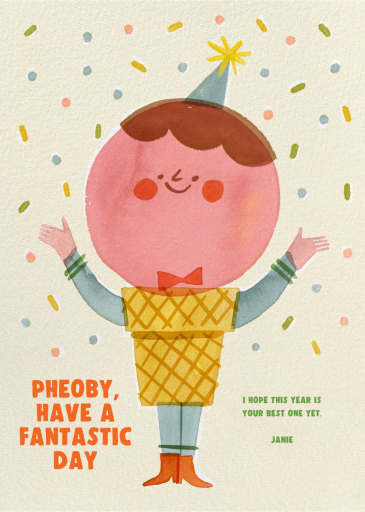 Ice Cream Social - Birthday Card by Paperless Post