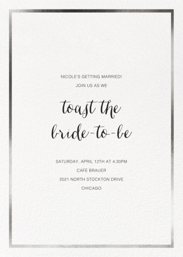Idylle - Bridal Shower Invitation by Paperless Post