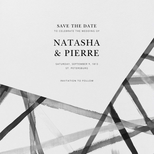 Channels (Square) - Printable Invitation by Kelly Wearstler