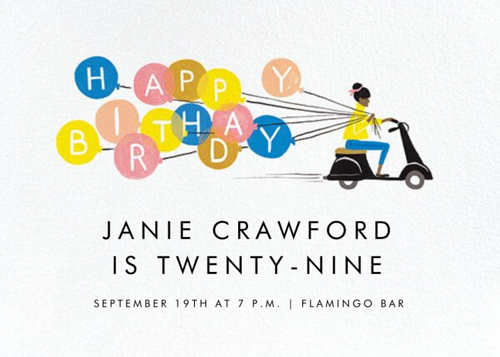 Birthday Scooter by Rifle Paper Co.