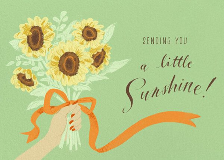 Handful of Sunshine - Thinking of You Card by Paperless Post
