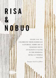 Contrapposto (Invitation) by Kelly Wearstler