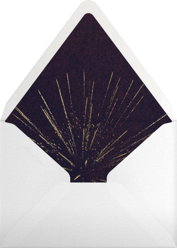 Festive Fireworks - Paperless Post Envelope