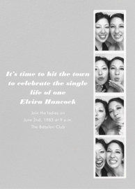 Photo Booth - Bachelorette Party Invitation by Paperless Post