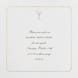 Indented Rounded Corners - Alumni Event Invitation by Paperless Post