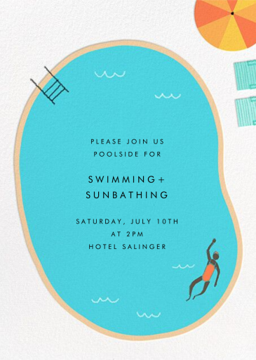Maude's Pool - Summer Party Invitation by Paperless Post