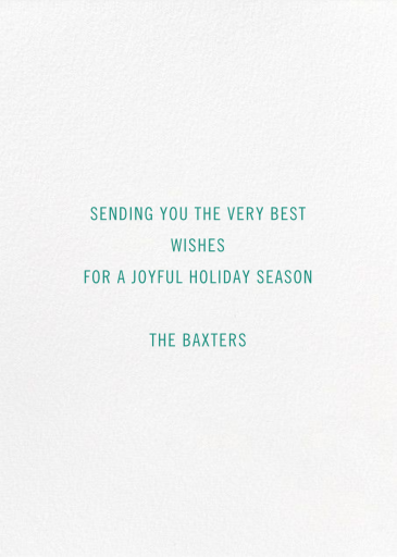 Beacon of Cheer - Greeting Card by Paperless Post - Back