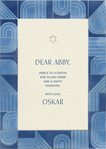 Groove - Passover Card by Paperless Post