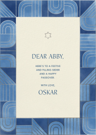 Groove - Passover Card by Paperless Post