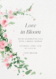 Rustic Greenery Vine Arch Invitation