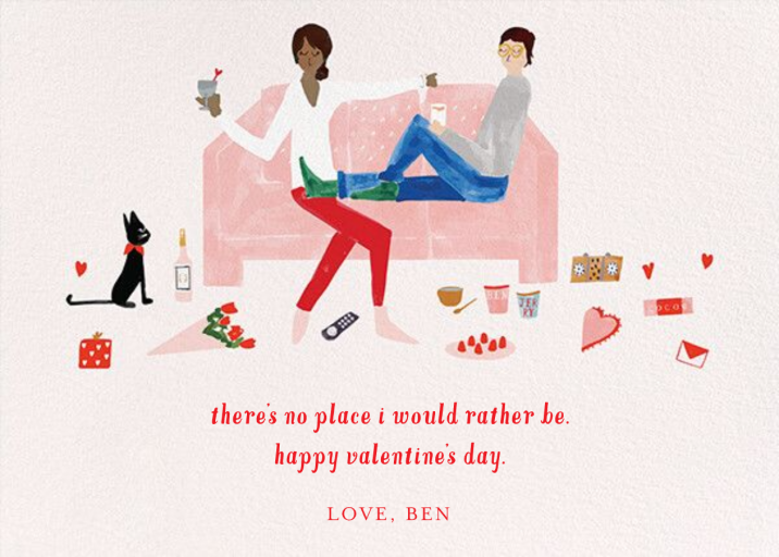 Love Seat - Valentine's Day Card by Mr. Boddington's Studio