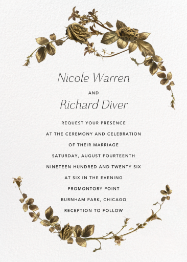 Petit Girardin (Invitation) - Wedding Invitation by paperless_post