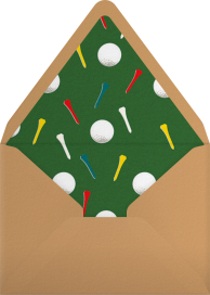Tee Time (Photo) - Paperless Post Envelope