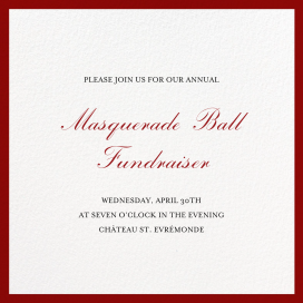 Red Square Border - Business Event Invitation by Paperless Post