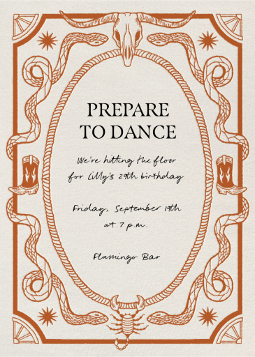 Saddle Up - Invitation by Paperless Post