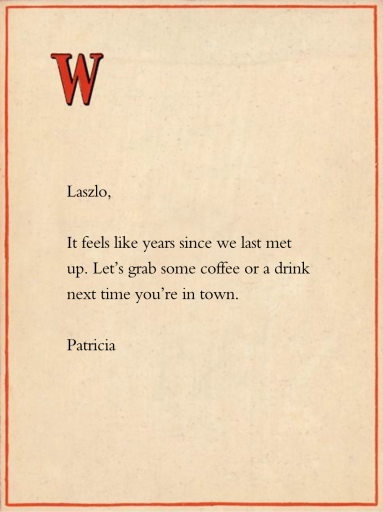 Red Letter by John Derian - Back