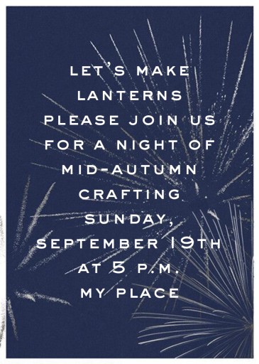 Festive Fireworks - Mid-Autumn Festival Invitation by Paperless Post