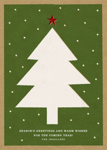Holiday Tree - Christmas Card by Paperless Post