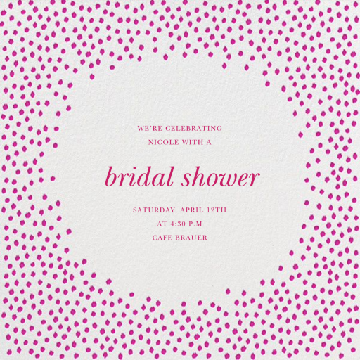 Ikat Dot Home - Bridal Shower Invitation by Oscar de la Renta