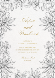 Floral Drawing by Sketch Design Studio